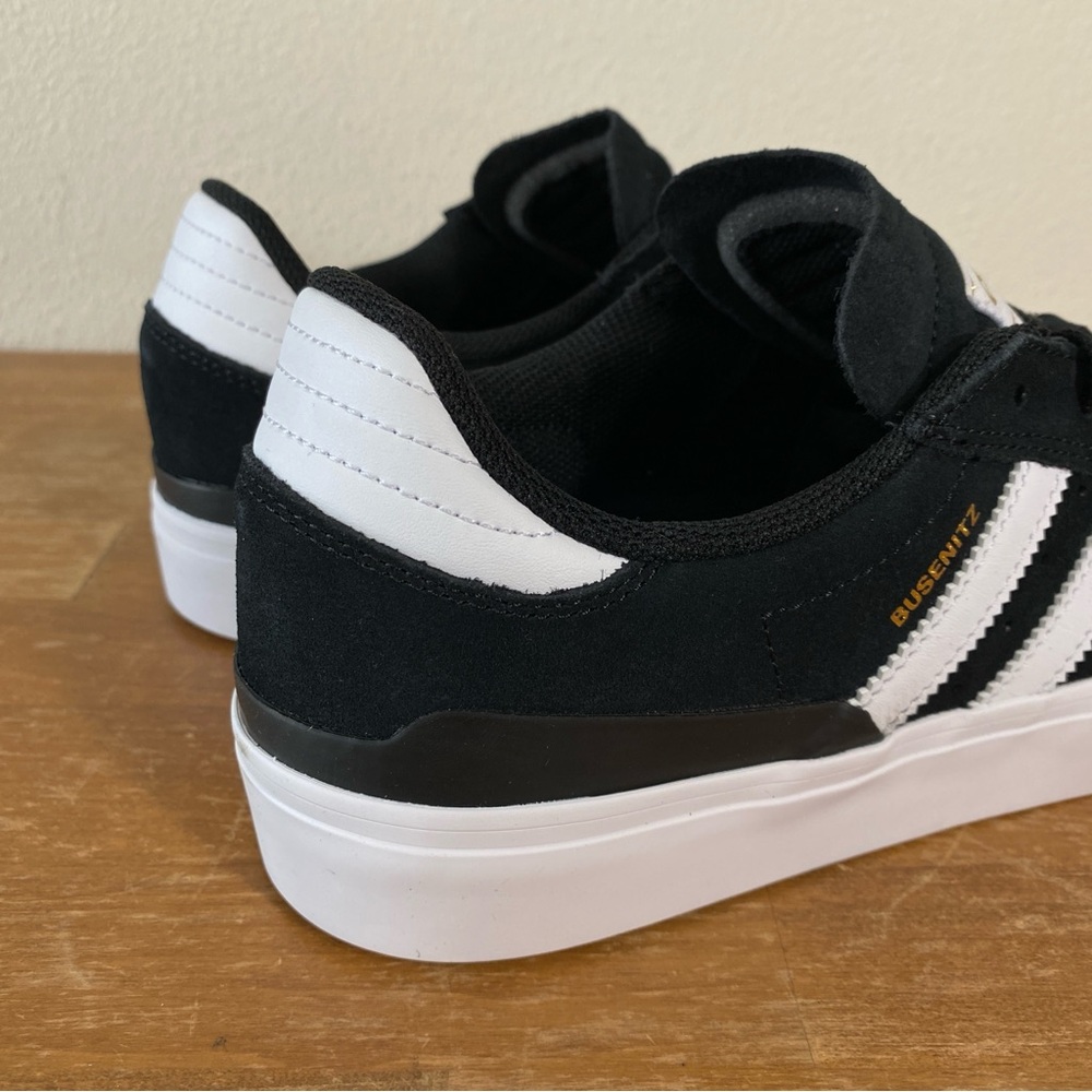 Adidas Busenitz Vulc II Black Suede White Skateboarding Shoe - Size 10 - Picture 7 of 13